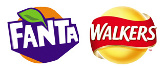 Fanta and Walkers Crisps Logo